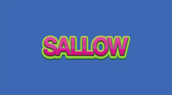 Sallow Coloring Word Blue Fone — стоковое фото