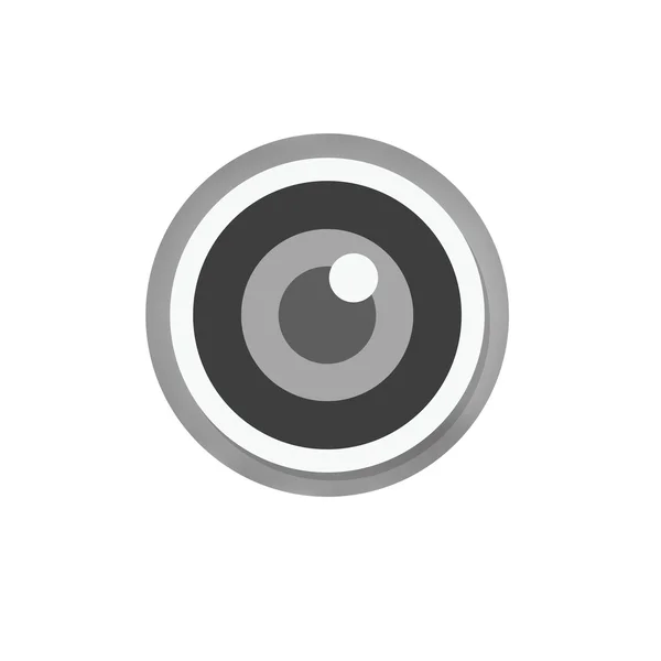 Ουράνιο Τόξο Επίπεδη Φωτογραφική Μηχανή Φακού Εικονίδιο Και Φούσκα Ομιλία — Φωτογραφία Αρχείου