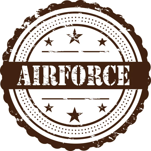 Distintivo Militar Grunge Força Aérea — Fotografia de Stock