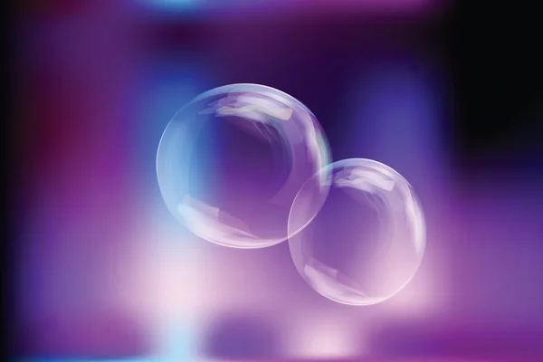 Blue Shiny Bubbles Background — Stock Photo, Image