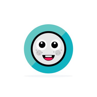 Beyaz arka plan üzerinde izole üç duygu çıkartmaları kümesi