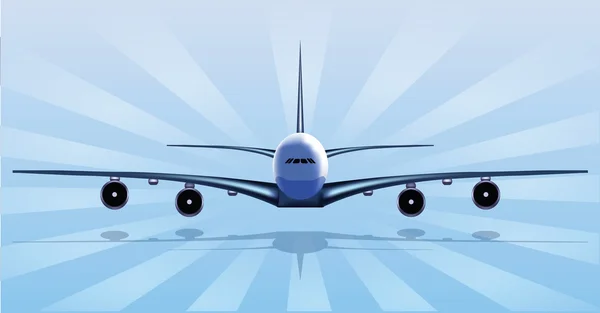 Airplane Illustration Icon Concept — Stock Photo, Image