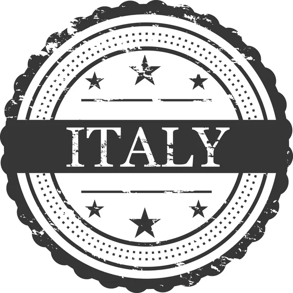 Ιταλία Χώρα Σήμα Σφραγίδα — Φωτογραφία Αρχείου