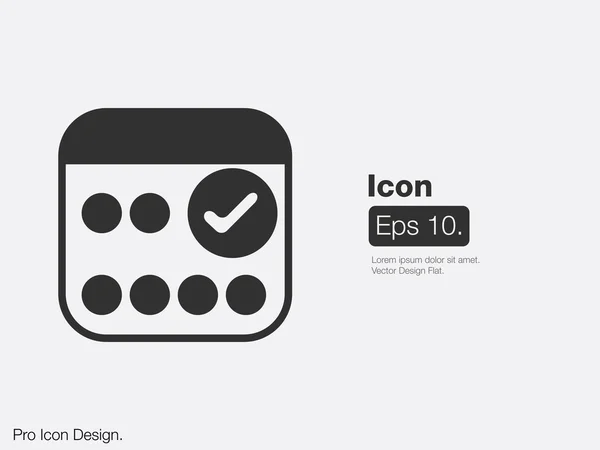 Notepad Icon Flat Design Modern Icon Design Digital Icon Web — Stock Photo, Image