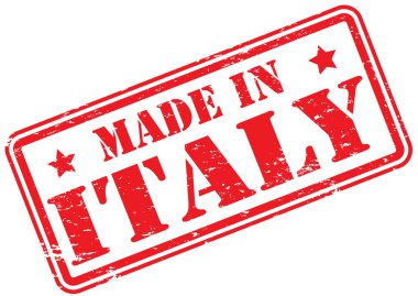 Yapılan Italya kauçuk damga beyaz