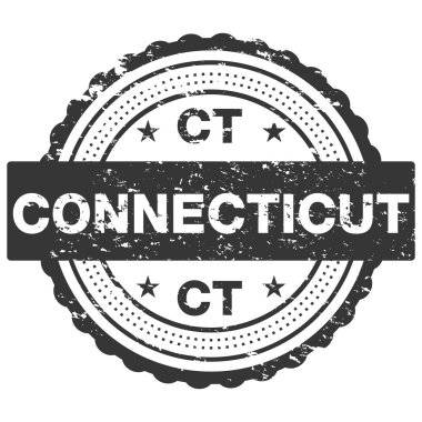 - Amerika Birleşik Devletleri Grunge pul kırmızı ve siyah beyaz izole