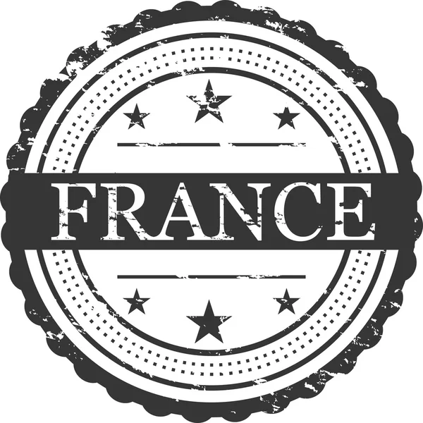 France Country Badge Stamp — Stock Photo, Image