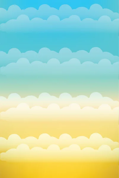 Abstract Cartoon Clouds for Mobile Games Background — Stock Photo, Image