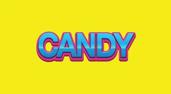 Candy stílus szöveg — Stock Fotó