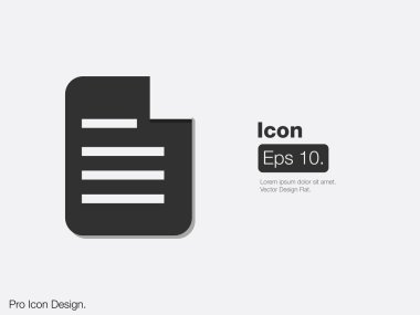 Notepad Icon / Flat Design / Modern Icon Design / Digital Icon /