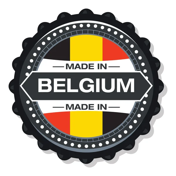 Belgien Bottle Cap Badge — Stockfoto