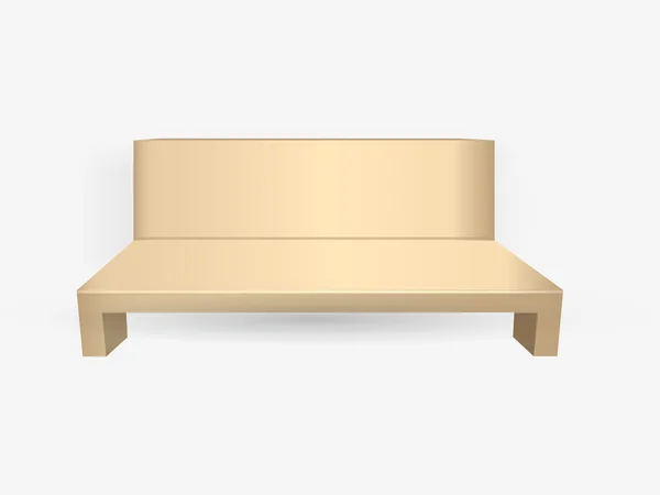 Ліжка дерев'яні рами — стоковий вектор