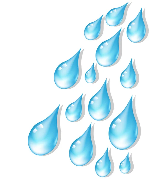 Water drops — Stock Vector