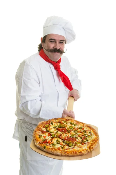 Chef de pizza italiano — Foto de Stock