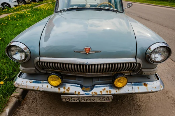 Balashikha Rusia Mayo 2021 Coche Soviético Clásico Gaz Volga — Foto de Stock