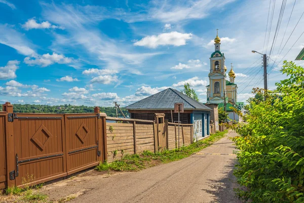 Historisches Zentrum Der Stadt Plyos Iwanowo Russland Blick Auf Die — Stockfoto