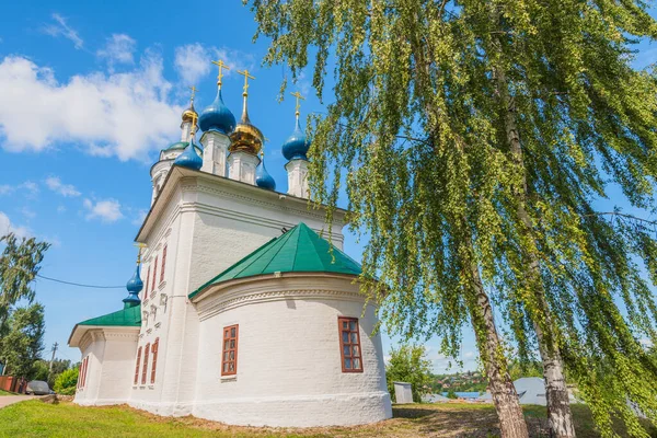Die Varvarinskaya Kirche Plyos Einem Sonnigen Tag Region Iwanowo Russland — Stockfoto