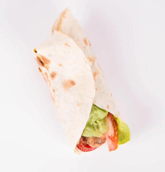 Chicken wrap sandwich — Stock Photo, Image