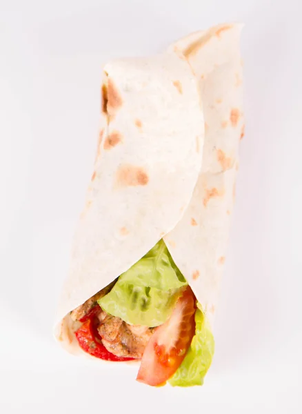 Chicken wrap sandwich — Stock Photo, Image