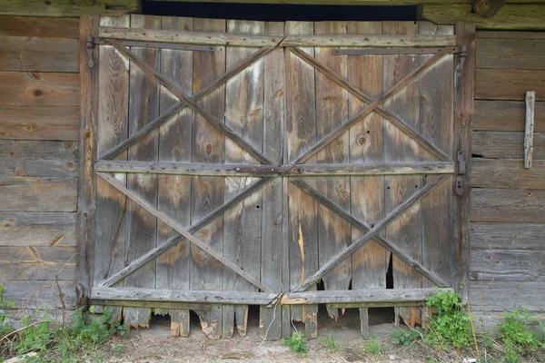 Old wooden gate — Stock Photo, Image