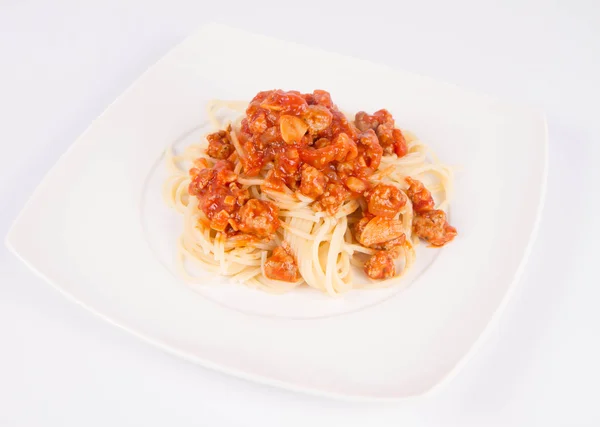 Een Spaghetti bolognese — Stockfoto