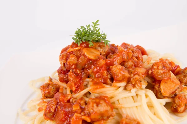 Un espagueti boloñés —  Fotos de Stock