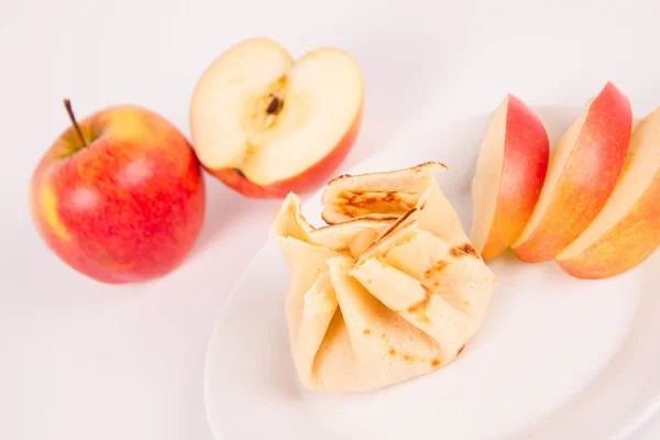 Gevulde pannenkoek zak — Stockfoto