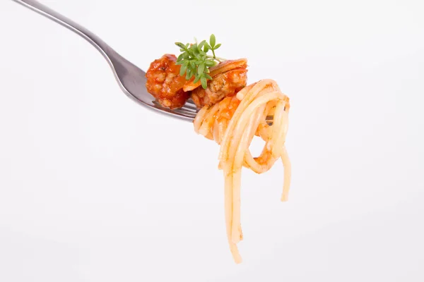 Some spaghetti bolognese — Stock Photo, Image