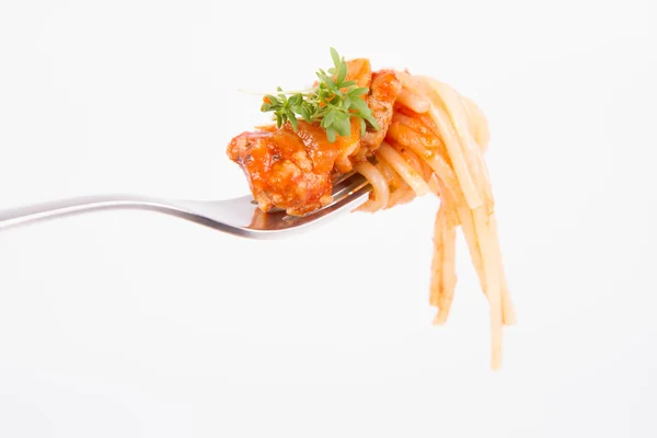 Sommige spaghetti bolognese — Stockfoto