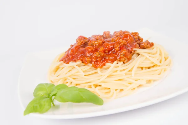 Néhány bolognai spagetti — Stock Fotó
