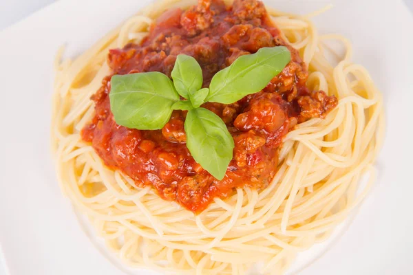 Alcuni spaghetti bolognese — Foto Stock