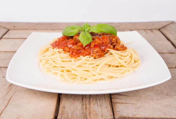 Etwas Spaghetti Bolognese — Stockfoto