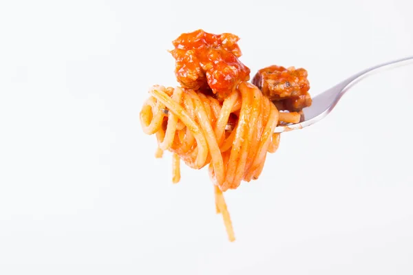 Niektóre spaghetti bolognese — Zdjęcie stockowe