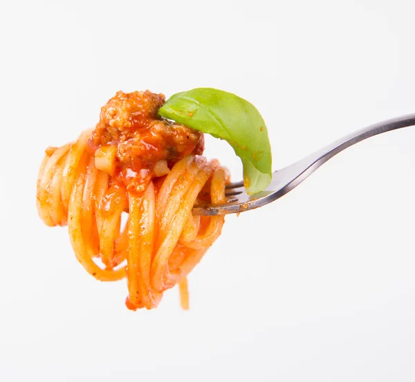 Bazı spagetti Bolonez — Stok fotoğraf