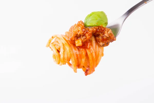 Algunos espaguetis boloñeses — Foto de Stock