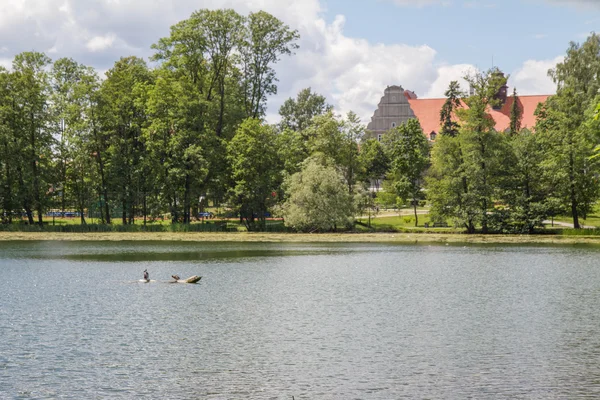 Lake Czos Içinde Şehir Mragowo Mazury Bölge Polonya — Stok fotoğraf