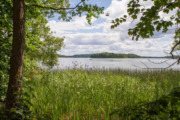 Lac Czos Dans Ville Mragowo Région Mazury Pologne — Photo