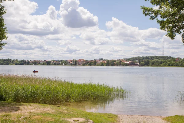 Lago Czos Ciudad Mragowo Región Mazury Polonia —  Fotos de Stock
