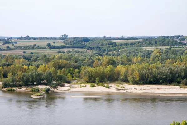 Paisaje del río Vístula — Foto de Stock