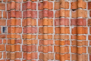 Background: Brick wall in close up clipart