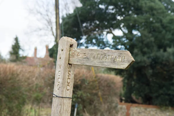 Footpath Sign — Stock Photo, Image