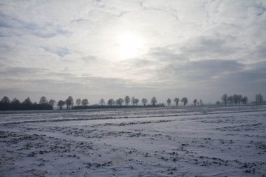 bir kış manzarası