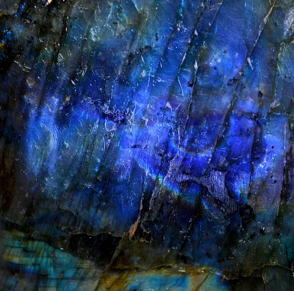 Υφή Από Φυσική Πέτρα Λαμπραδορίτη Φυσικό Μπλε Ορυκτό Πέτρα Labradorite — Φωτογραφία Αρχείου