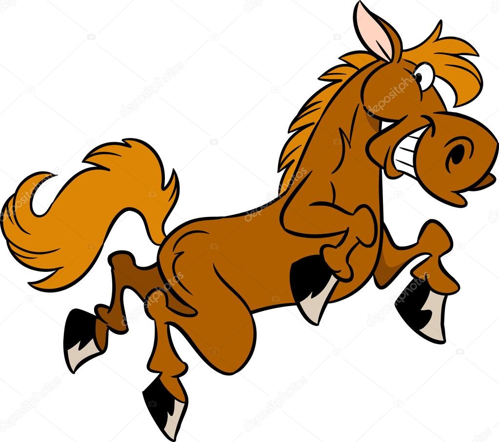 cartoon horse clipart