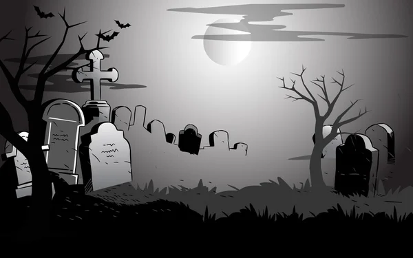 La nuit d'Halloween — Image vectorielle