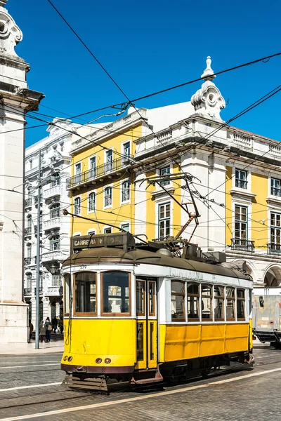 Tramway view in Lisbon