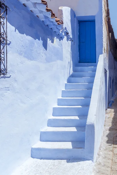 Escalier à Chefchaouen — Photo