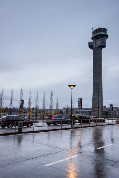 Buiten van Oslo Gardermoen vliegveld — Stockfoto