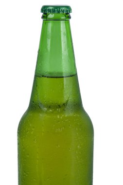 altın bira şişesiyle.