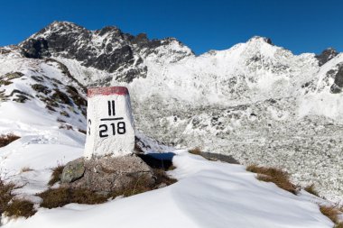 Tatra dağları - Slovakya ve Polonya sınırı 